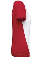 Kariban ProAct PA 4015 Dámské kontrastní sportovní tričko 20.4015 white/red