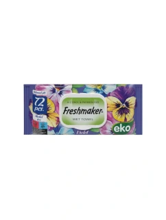 Vlhčené ubrousky Freshmaker s květinovou vůní 72 ks