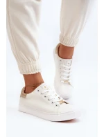 Dámské tenisky z ekologické kůže bílé Tiraelle Dámské tenisky z ekologické kůže bílé Tiraelle