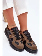 Dámské Kožené Tenisky Na Platformě Daniel Lopez Just Dare SS2D4001 Černé