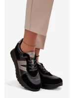 Dámské tenisky na platformě Vinceza 58561 Černé