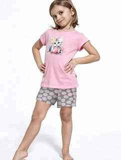 DÍVČÍ DĚTSKÉ PYŽAMO KR 787/121 KITTY