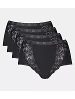 Sloggi Chic - Maxi kalhotky 4 ks: ultra měkké s krajkovým detailem Sloggi Sloggi Chic - Maxi kalhotky 4 ks: ultra měkké s krajkovým detailem Sloggi