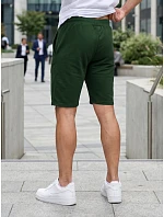 Pánské teplákové kraťasy se šňůrkou, zelené, FashionStreet SX2629 Pánské teplákové kraťasy se šňůrkou, zelené, FashionStreet SX2629