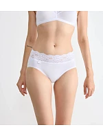 SLOGGI ROMANCE – Midi kalhotky z bavlny Supima® s krajkou Sloggi SLOGGI ROMANCE – Midi kalhotky z bavlny Supima® s krajkou Sloggi