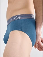 Pánské slipy sloggi men Start Midi C2P box modré Sea Blue Light Combination - SLOGGI