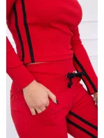 Sada s dvojitým lemováním červená Sada s dvojitým lemováním červená