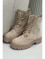 Dámské workery s krystalky na jazyku Rosira – světle béžové Dámské workery s krystalky na jazyku Rosira – světle béžové