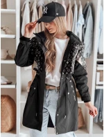 Dámská přechodná bunda parka FERIPARKA černá FashionStreet TY4875