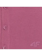 Dámské polo tričko 4F F554 vínové 4FWAW25TPTSF554 60S Dámské polo tričko 4F F554 vínové 4FWAW25TPTSF554 60S