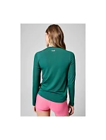 CASALL Delight Tričko s dlouhým rukávem Crew Neck zelené