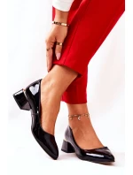 Lakované lodičky Lewski 3118 Černé Lakované lodičky Lewski 3118 Černé