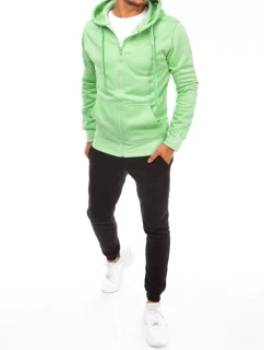 FashionStreet mátovo-černá pánská tepláková souprava AX0653