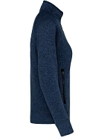 Kariban K 9107 Dámská melanžová pletená fleecová bunda 20.9107 navy melange Kariban K 9107 Dámská melanžová pletená fleecová bunda 20.9107 navy melange
