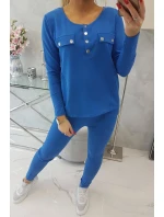 Sada na krk s chrpovou modří