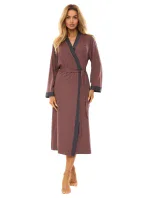 L&L 2505 dlouhý dámský viskózový župan M-2XL L&L 2505 dlouhý dámský viskózový župan M-2XL