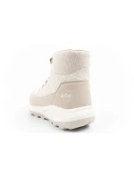 Lee Cooper dámská sportovní obuv zimní trekingová zateplená krémová ekologická kůže dámské