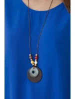 Oversized halenka s přívěskem chrpově modrá Oversized halenka s přívěskem chrpově modrá