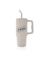 PÁTEK - béžový cestovní termohrnek 900 ml  