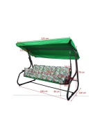 3MÍSTNÁ ZAHRADNÍ HOUPAČKA MATYLDA S MOSKYTIÉROU