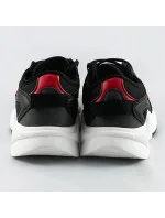 Černé šněrovací sneakersy s barevnými vsadkami (6346) Černé šněrovací sneakersy s barevnými vsadkami (6346)