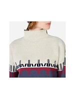 Dámský svetr ROSSIGNOL W PATTERNED TN SWEATER, modrý Dámský svetr ROSSIGNOL W PATTERNED TN SWEATER, modrý