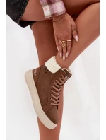 Dámské zimní boty s kožíškem Lee Cooper LCJ-25-01-3735 hnědé Dámské zimní boty s kožíškem Lee Cooper LCJ-25-01-3735 hnědé