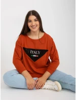 Halenka VI BZ 2911.82P tmavě oranžová Halenka VI BZ 2911.82P tmavě oranžová