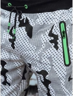 Pánské světle šedé kalhoty moro FashionStreet UX4453