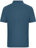 Daiber 8050 Bio polo "Colour-Block" 02.8050 dusty blue/sandstone