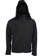 Kariban K 413 Pánská 3-vrstvá softshellová bunda s kapucí 20.K413 black Kariban K 413 Pánská 3-vrstvá softshellová bunda s kapucí 20.K413 black