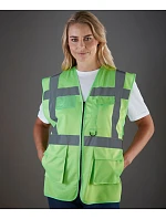 Yoko HVW 801 Hi-Vis multifunkční vesta 79.W801 white