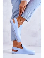 Módní gumové dřeváky modre Meriko