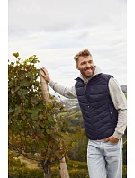 Clique Idaho Vest Men Pánská prošívaná vesta 67.0974 fog blue