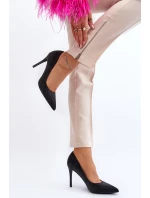 Lodičky zdobené flitry Černé Klonisa