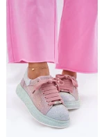 Zdobené sneakersy na platformě GOE RR2N4009 Multikolor Zdobené sneakersy na platformě GOE RR2N4009 Multikolor