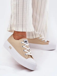 Dámské tenisky na platformě Béžové LEE ISLA C WOMEN LOW 50251001