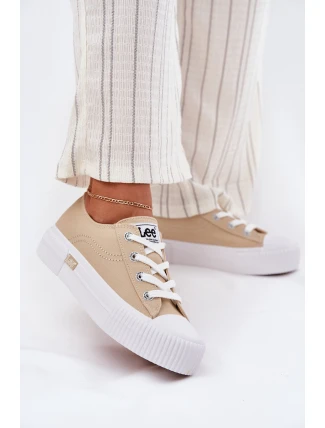 Dámské tenisky na platformě Béžové LEE ISLA C WOMEN LOW 50251001