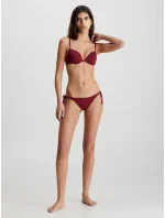 Dámská plavková podprsenka bikini KW0KW02278 XN0 bordó - Calvin Klein Dámská plavková podprsenka bikini KW0KW02278 XN0 bordó - Calvin Klein