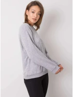 Dámská mikina RV BL 6669.10 šedá - Rue Paris