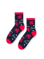 Dámské ponožky Steven art.136 Srdce