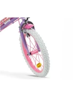 Dětské kolo 16" Psi Patrol Purple 1680 Girl + Dětská helma Psi Patrol pink TOIMSA 10896