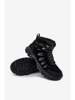 Pánské Kožené Trekingové Boty Big Star OO17433 HI-POLY SYSTEM Černé