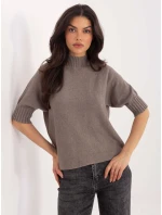 Jumper MI SW 0512.77 tmavě lila Jumper MI SW 0512.77 tmavě lila