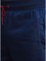 Pánské tepláky se stahovací šňůrkou tmavě modré UX4450