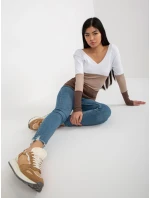 Halenka RV BZ 8429.18P bílo-hnědá