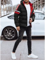 Pánská prošívaná zimní bunda černá FashionStreet TX4568