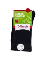 Dámské bambusové ponožky BAMBUS LADIES COMFORT SOCKS - BELLINDA - černá