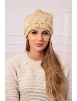 Dámský klobouk Klarysa K393 beige Dámský klobouk Klarysa K393 beige