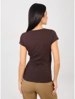 Tričko RV TS 5636.03X tmavě hnědé
